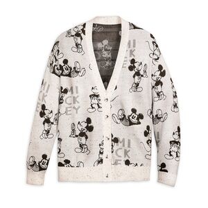 Mickey Mouse Knit Cardigan Sweater
